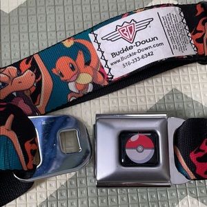 Pokémon seat buckle belt